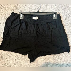EUC LOFT Black Pull-on Shorts, Size Large